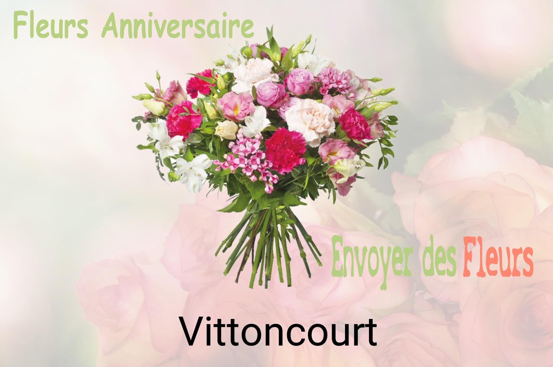 Bouquet de fleurs d’anniversaire livré à Vittoncourt