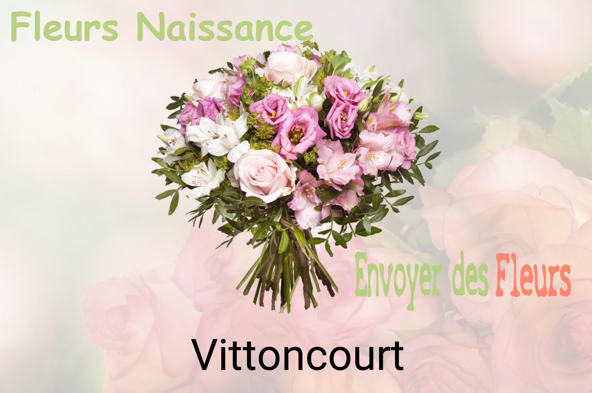 Bouquet de fleurs de naissance livré à Vittoncourt